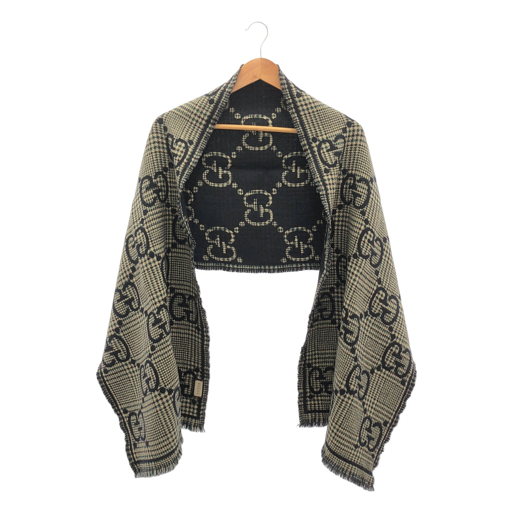 GUCCI / グッチ | 660025 GGジャガード チェック スカーフ マフラー ユニセックス |