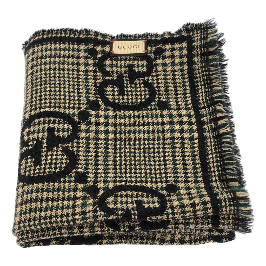 GUCCI / グッチ | 660025 GGジャガード チェック スカーフ マフラー ユニセックス |