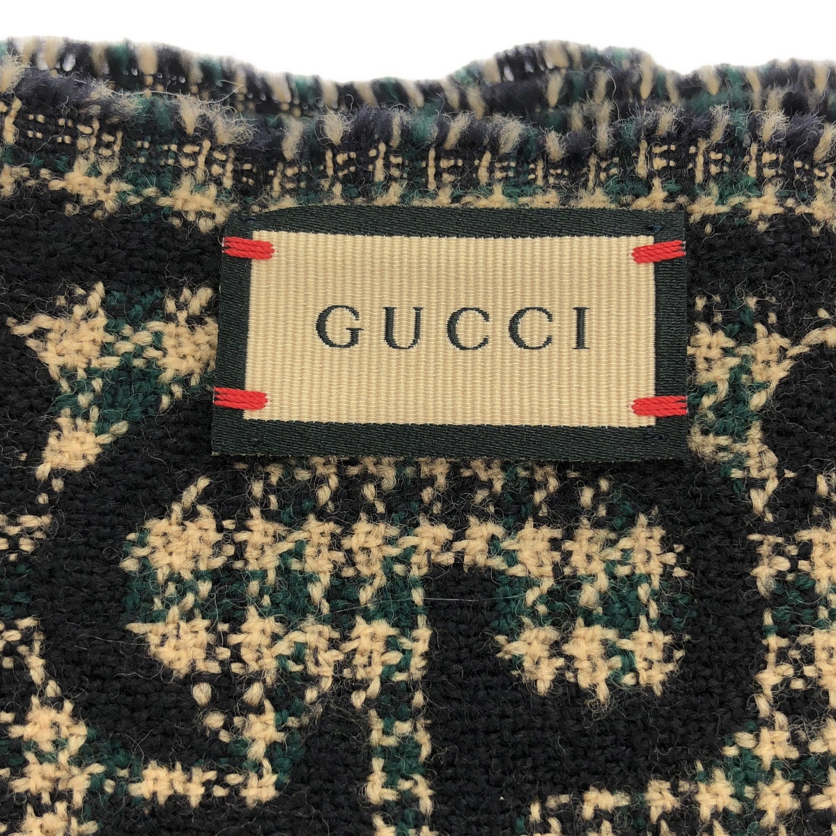 GUCCI | 660025 GG 提花格紋圍巾，男女通用 |