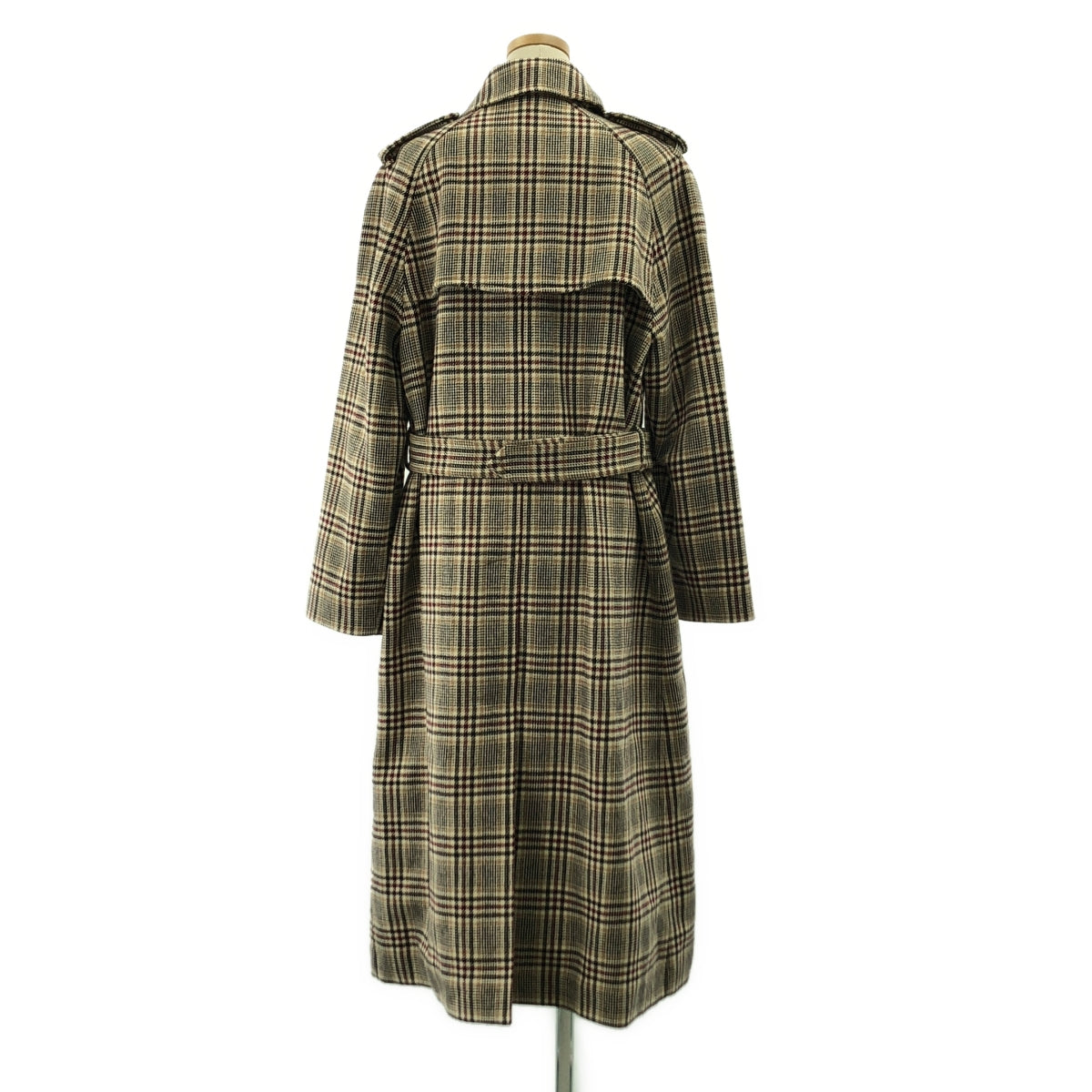 CELINE / セリーヌ | ウール ベルテッド ロゴボタン フライフロント