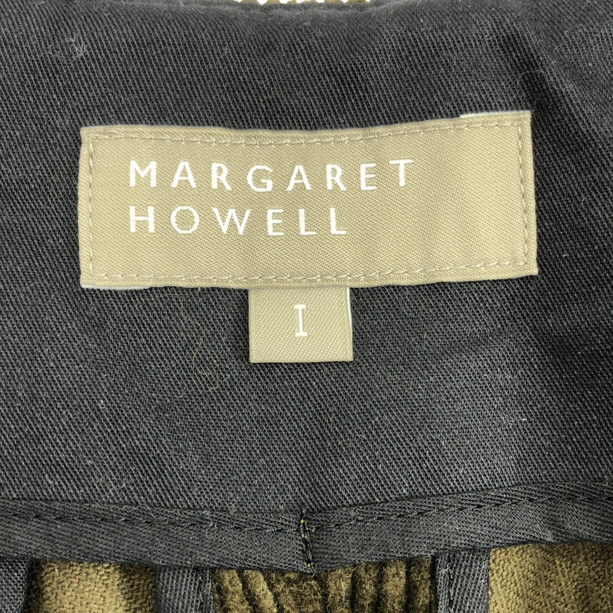 MARGARET HOWELL / マーガレットハウエル | WALE CORDUROY コーデュロイ トラウザー パンツ | 1 | カーキ | レディース