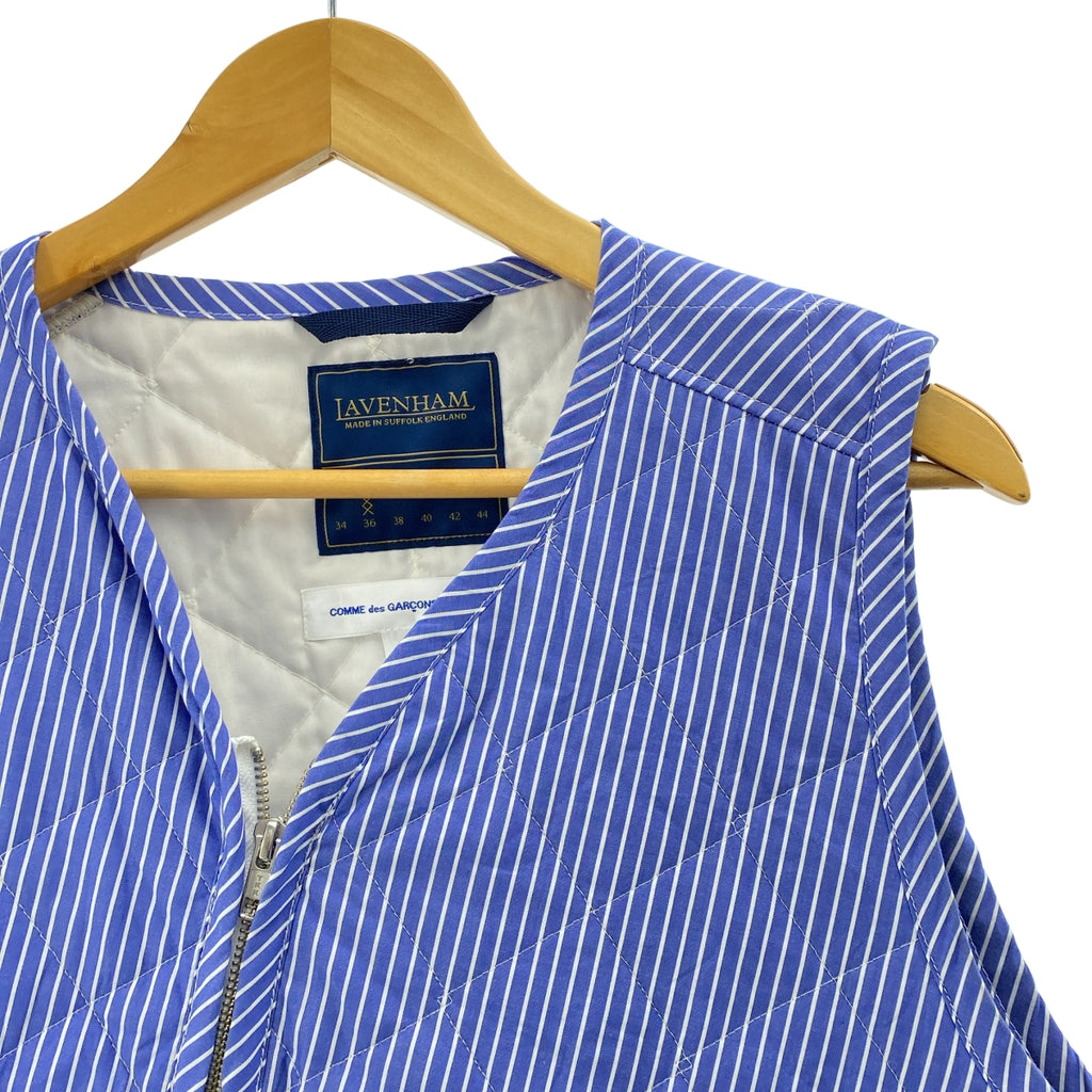 COMME des GARÇONS 襯衫 | | x LAVENHAM 不對稱絎縫背心外套| SHOPBOP S 號 |男士