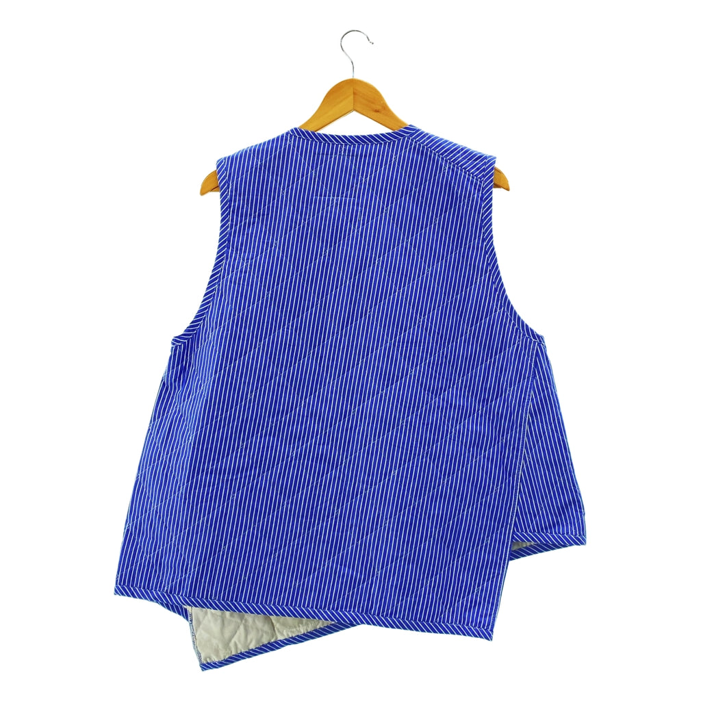 COMME des GARÇONS 襯衫 | | x LAVENHAM 不對稱絎縫背心外套| SHOPBOP S 號 |男士