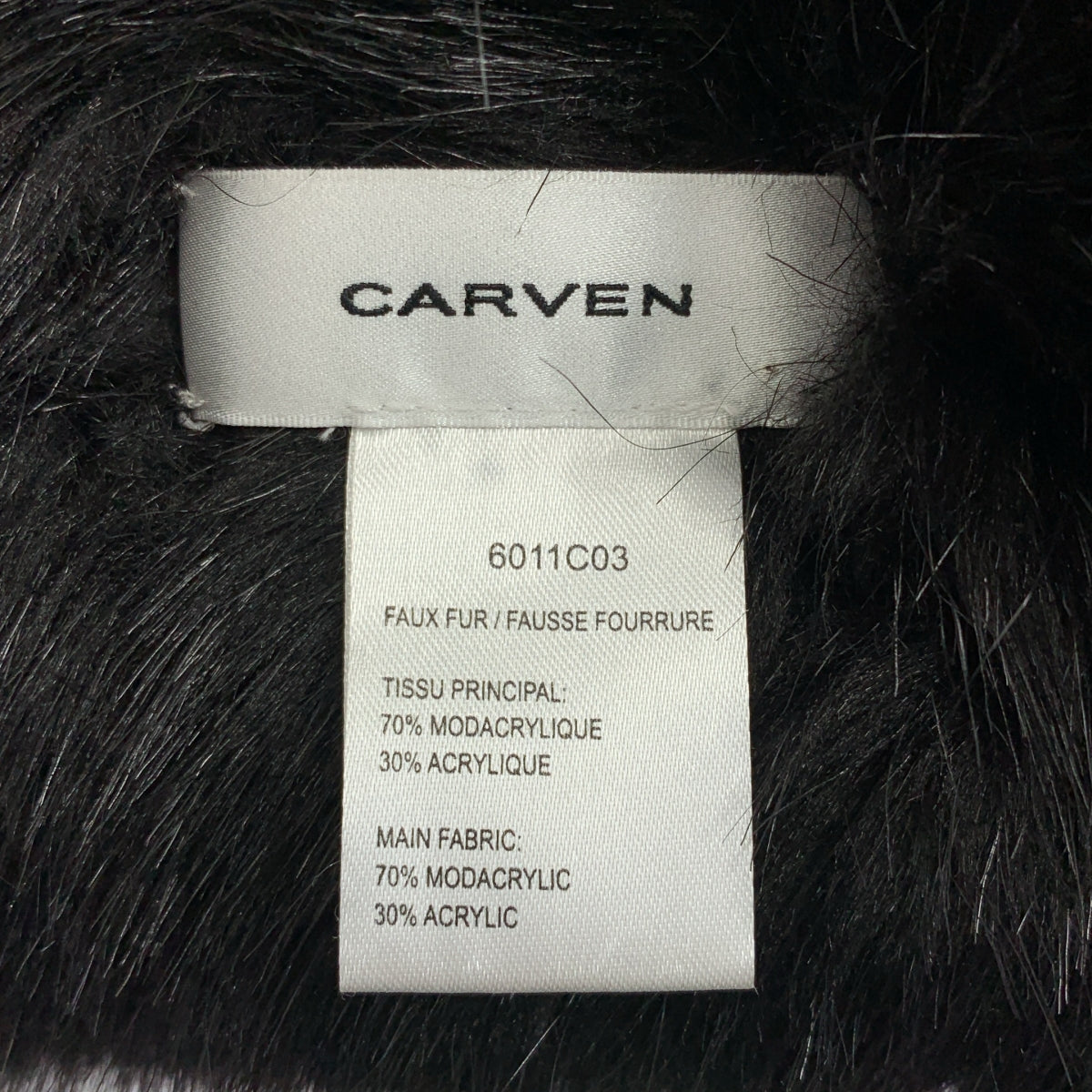 CARVEN / カルヴェン | Fur Stole ファー ボリューム ストール |