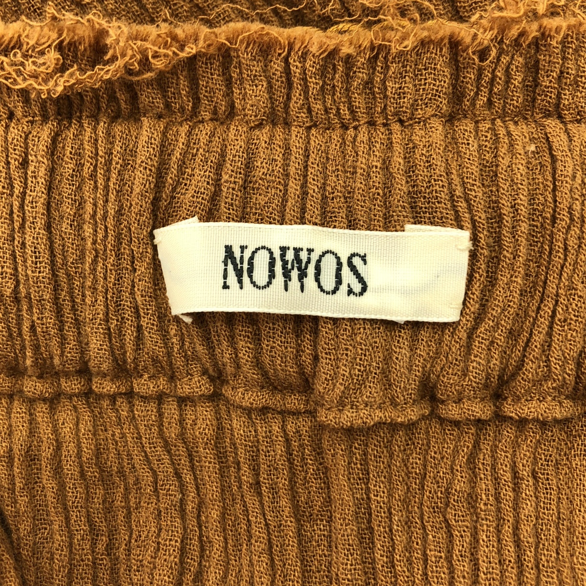 NOWOS / 노워스 | Sallow skirt 코튼 개더 컷오프 롱 스커트 | M | 여성