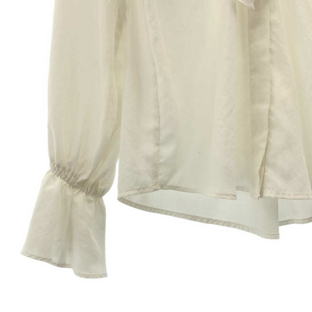 GALLARDAGALANTE / ガリャルダガランテ | 2024SS | ラッフルカラーブラウス | F | ホワイト | レディース