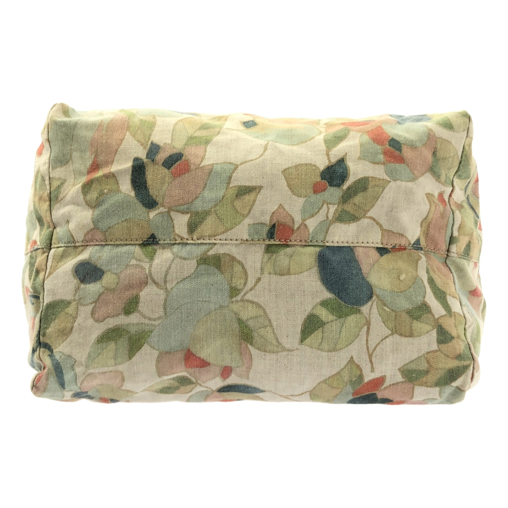 MARNI / マルニ | レザー スタッズ装飾 総柄 ハンド トートバッグ |