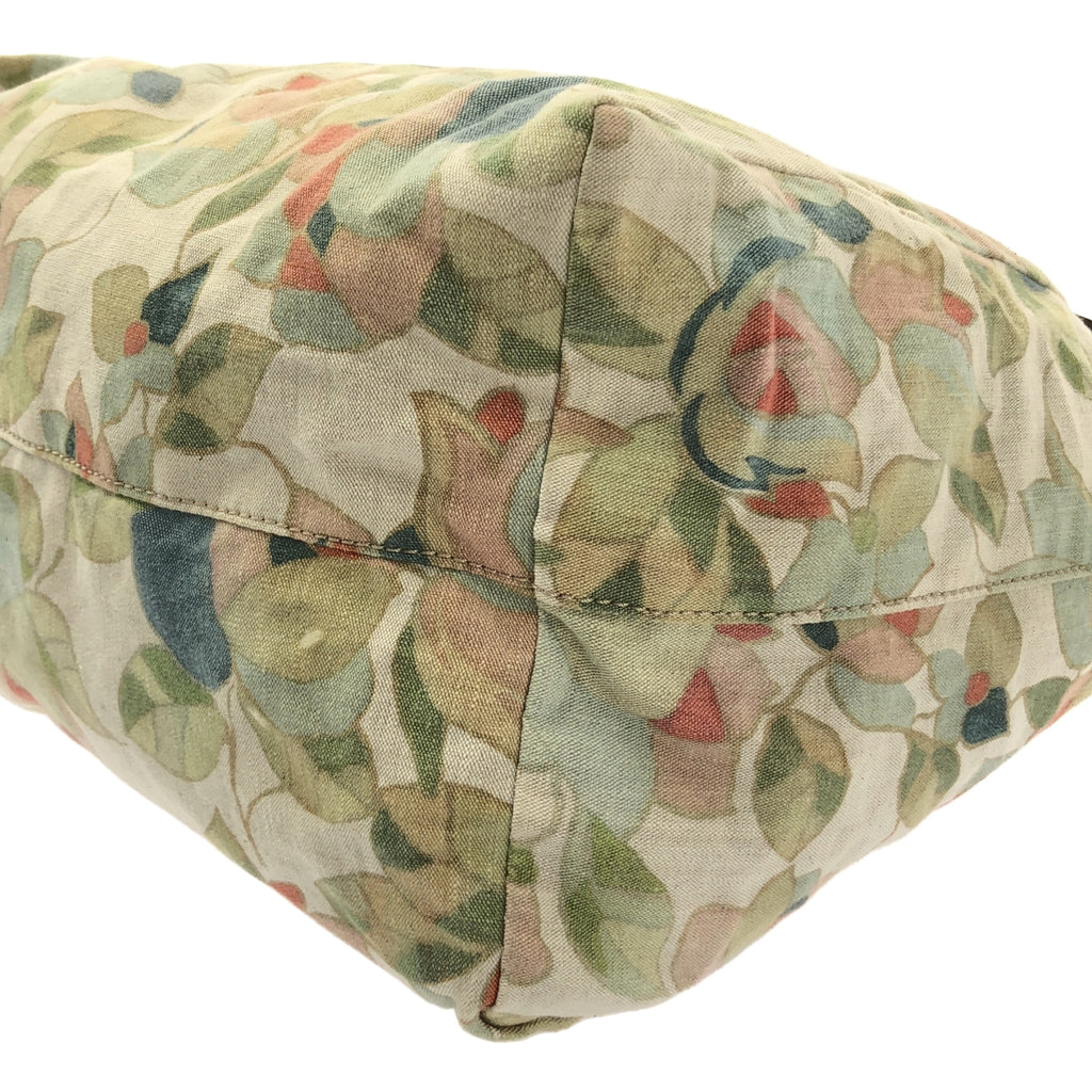 MARNI / マルニ | レザー スタッズ装飾 総柄 ハンド トートバッグ |