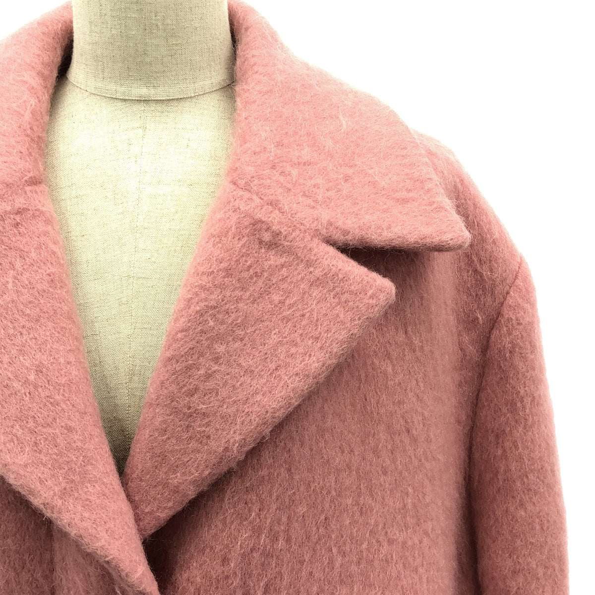 JIL SANDER / ジルサンダー | 2023AW | オーバーサイズ ウールコート | 34 | ピンク | レディース