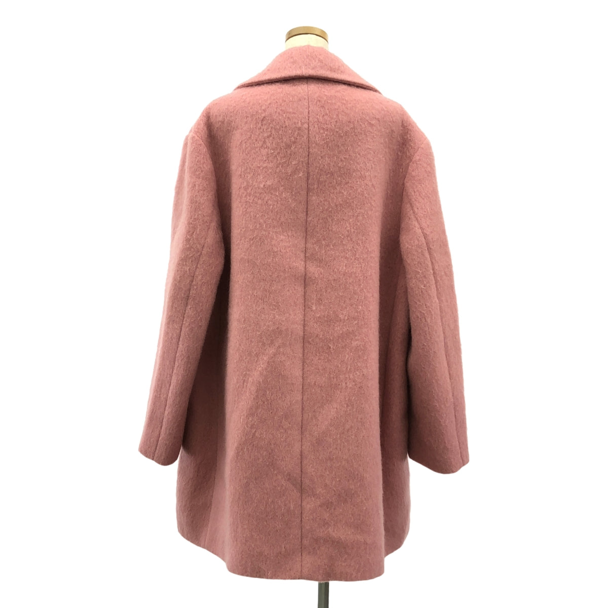 JIL SANDER / ジルサンダー | 2023AW | オーバーサイズ ウールコート | 34 | ピンク | レディース
