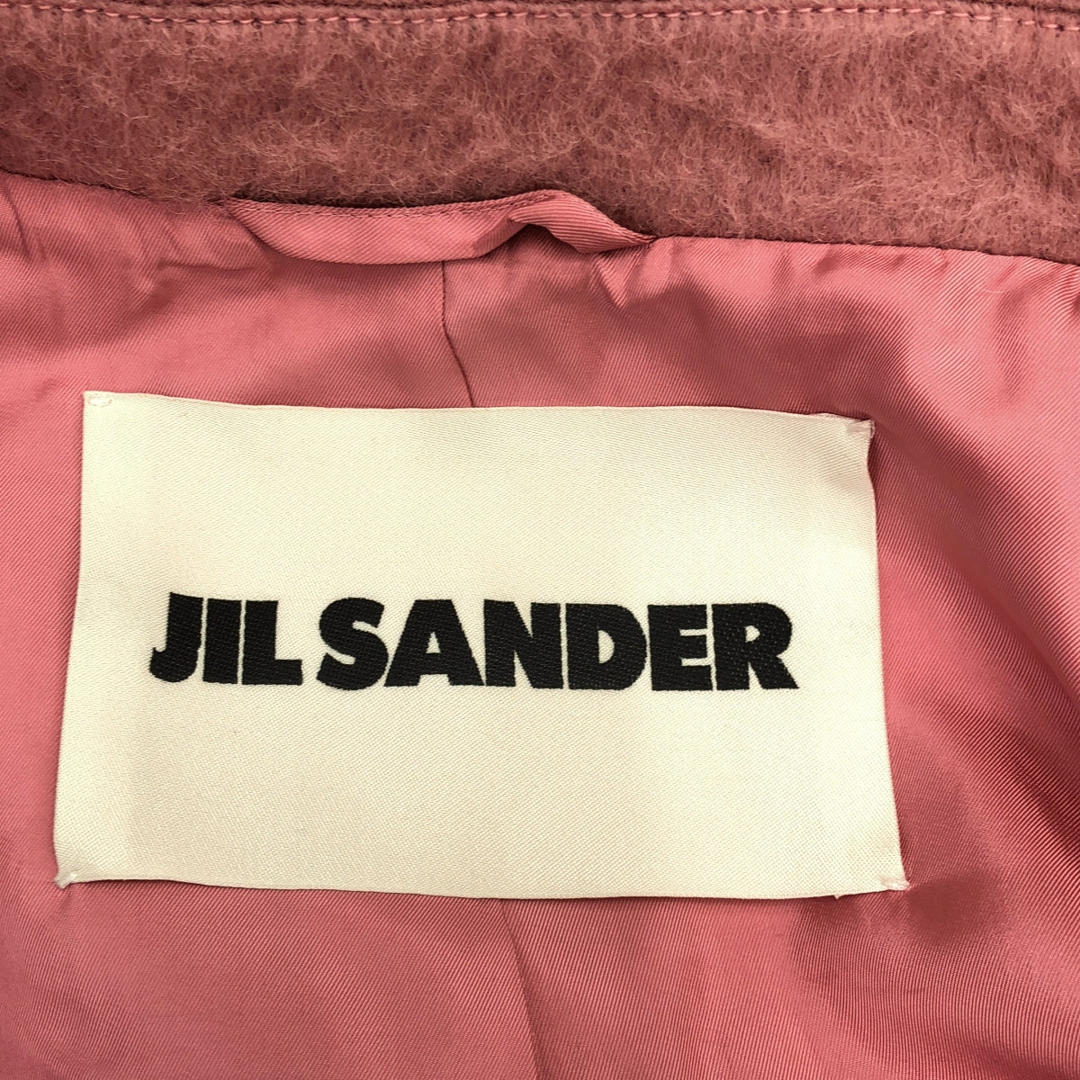 JIL SANDER / ジルサンダー | 2023AW | オーバーサイズ ウールコート | 34 | ピンク | レディース