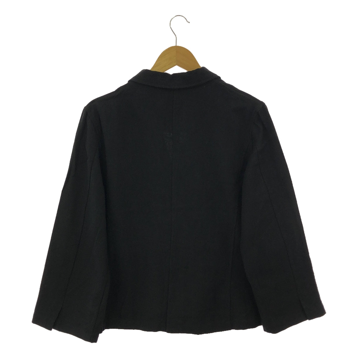 [Beautiful Condition] SHENERY | 2023SS | Linen Double Jacket | 36 | Black | Women's