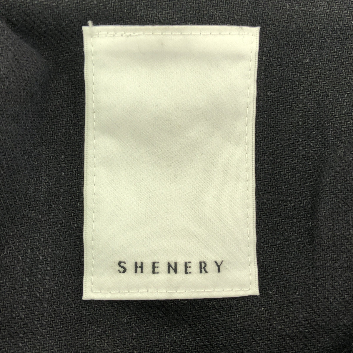 [Beautiful Condition] SHENERY | 2023SS | Linen Double Jacket | 36 | Black | Women's