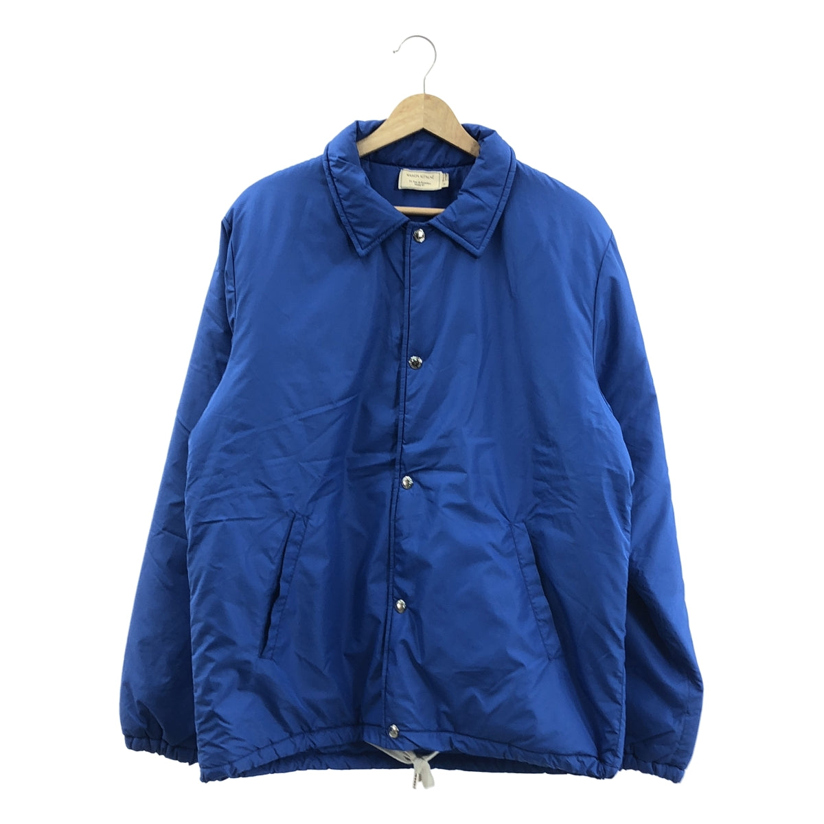 MAISON KITSUNE / メゾンキツネ | バックプリント 中綿 コーチジャケット | M | ブルー | メンズ