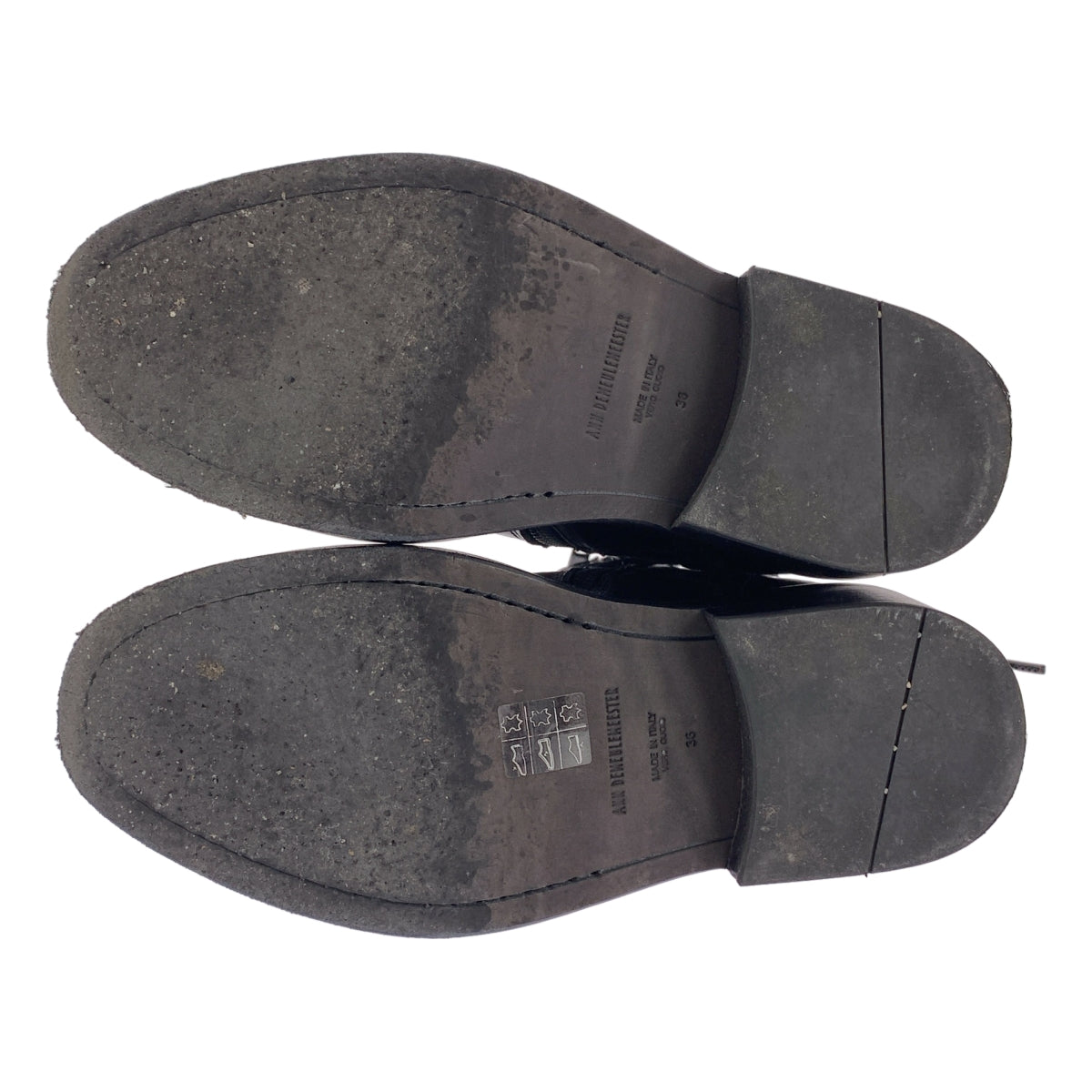 ANN DEMEULEMEESTER / 안두무르메스테르 | lace-up boots 가죽 레이스업 부츠 | 36 |