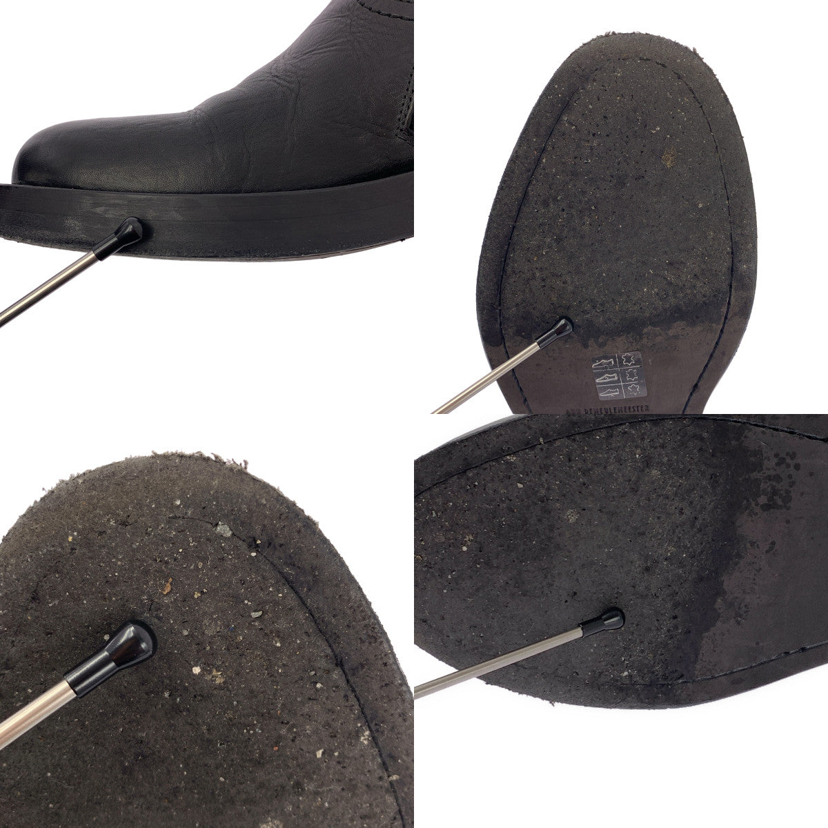 ANN DEMEULEMEESTER / アンドゥムルメステール | lace-up boots レザー レースアップ ブーツ | 36 | レディース