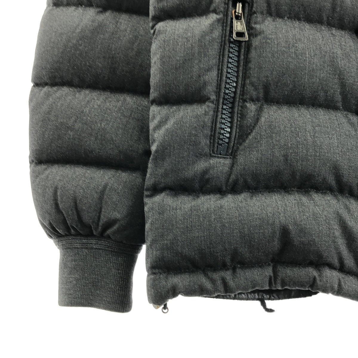 MONCLER / モンクレール | HEM JACKET 2Way ヘム ウール フーデッド ダウンジャケット | 0 | メンズ