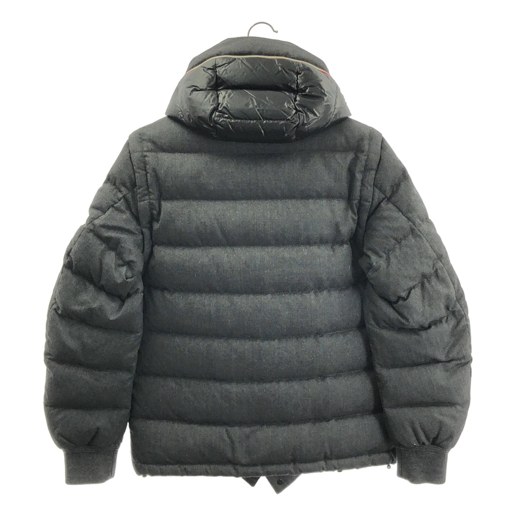 MONCLER / モンクレール | HEM JACKET 2Way ヘム ウール フーデッド ダウンジャケット | 0 | メンズ