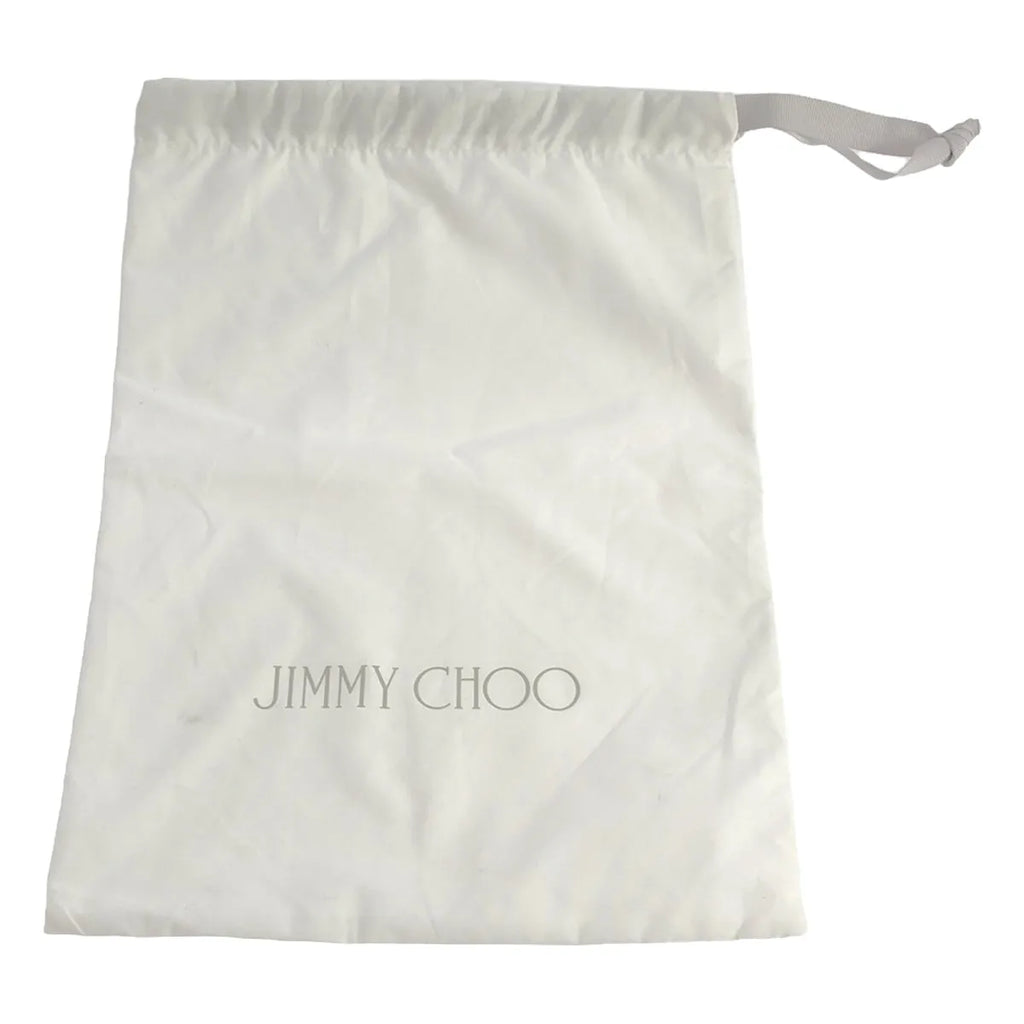 JIMMY CHOO | Romy 85 香檳色粗閃光布料尖頭高跟鞋 | 37 1/2 |銀 |女性的