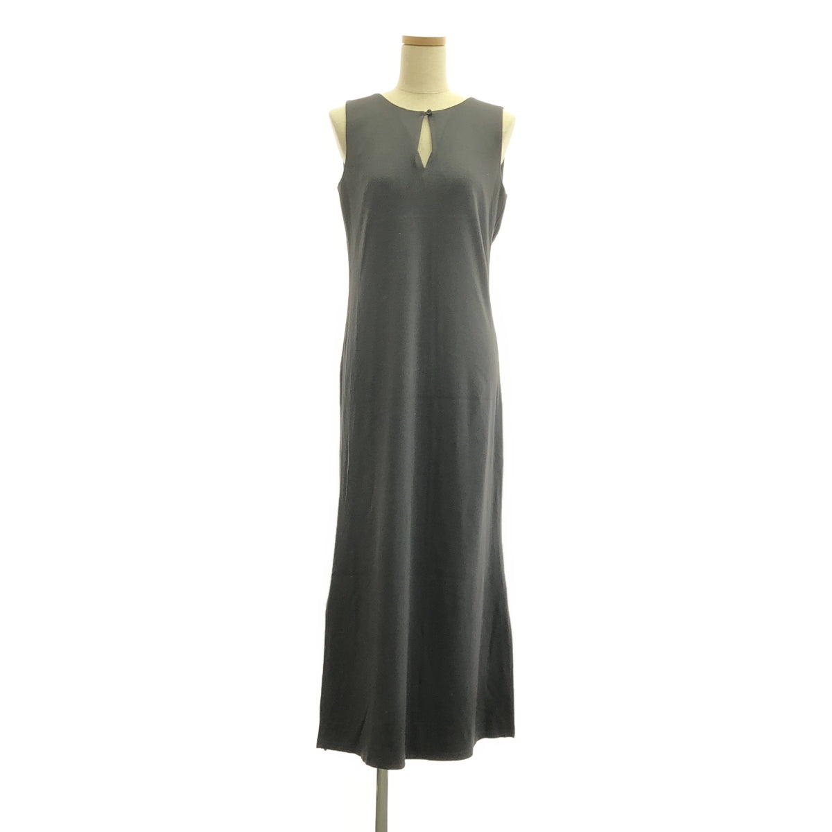 理論奢華 |無袖人造絲長裙 | 38 |炭灰色 |女性的