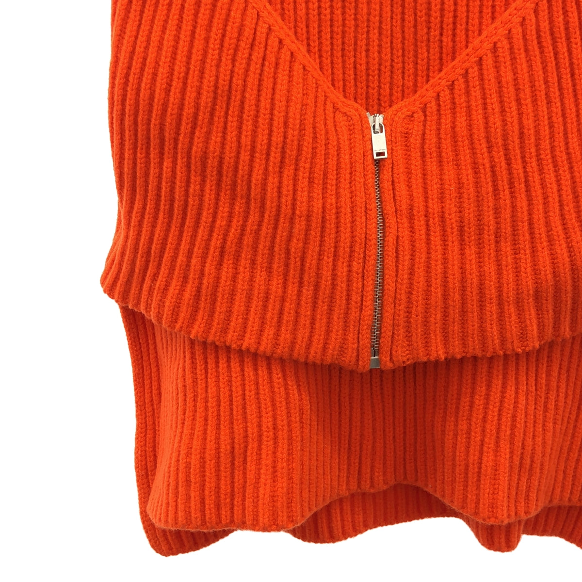 JIL SANDER | 2023 秋冬 | 羊毛多層次高領針織背心 | 尺寸 34 | 女款