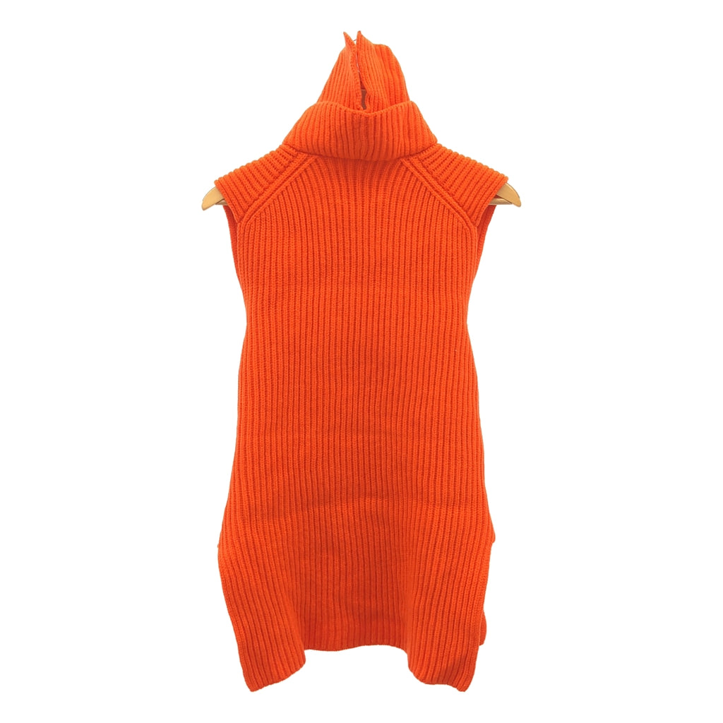 JIL SANDER / ジルサンダー | 2023AW | ウール レイヤードディティール タートルネック ニットベスト | 34 | レディース