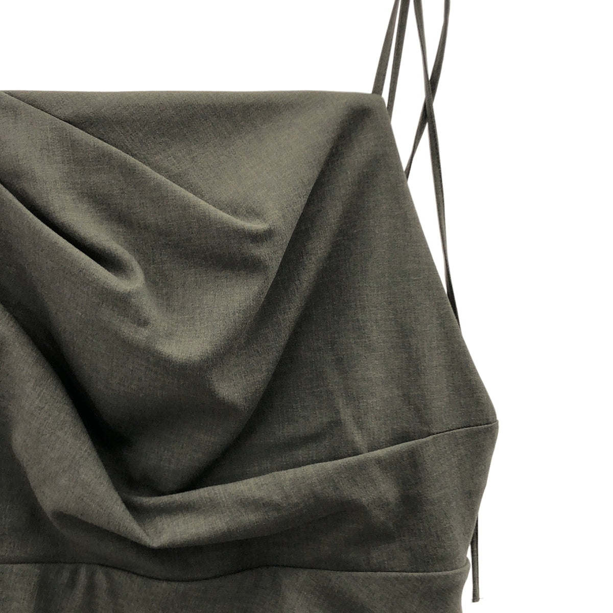 MIESROHE / ミースロエ | sustainable / ドレープデザイン スリット キャミ ワンピース | 0 | レディース