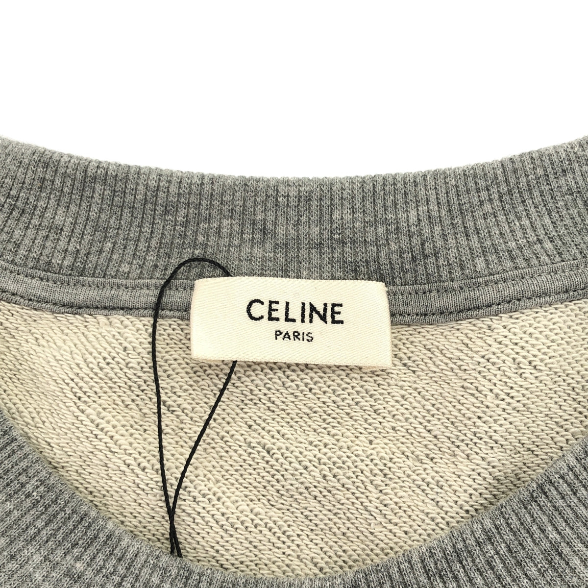 [近新] CELINE | 2024 春夏 | 圓領寬鬆套頭衫 / 大尺碼 Logo 衛衣 | XL | 灰色 | 男款
