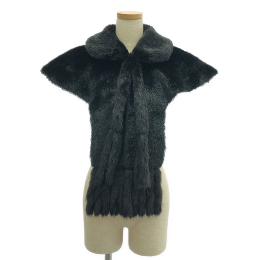 robe de chambre COMME des GARCONS | 2004AW | Faux fur vest | Black | Women's