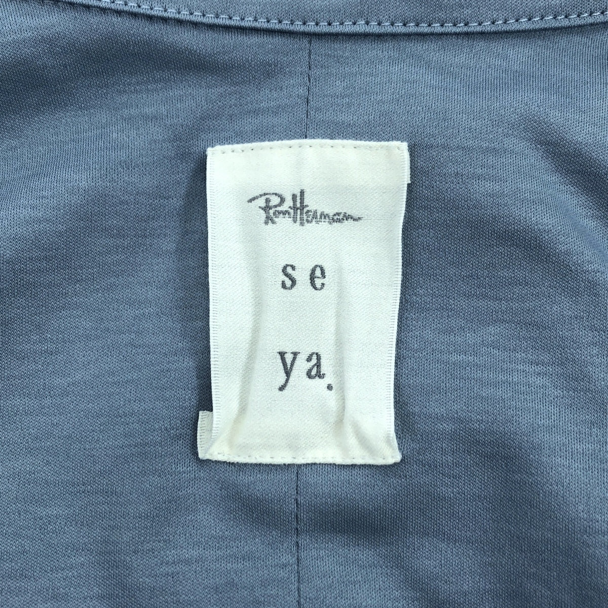 【미품】 Ron Herman / 론하만 | × seya. "ZERO WASTE"셔츠 | S | 라이트 블루 | 여성