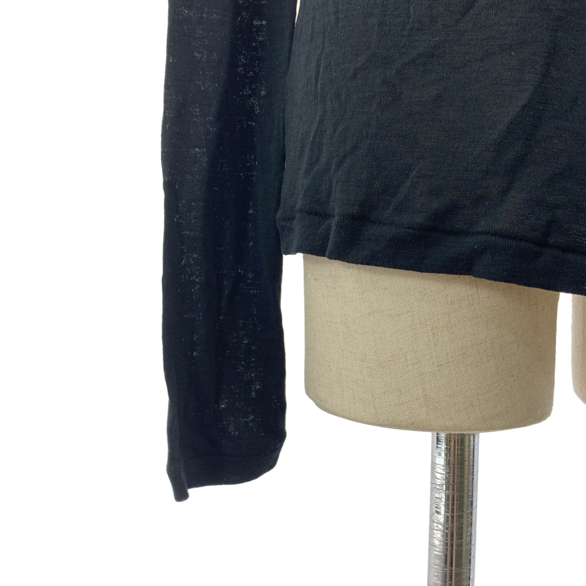 Yohji Yamamoto FEMME / ヨウジヤマモトファム | ウール アシンメトリートップス カットソー | 2 |