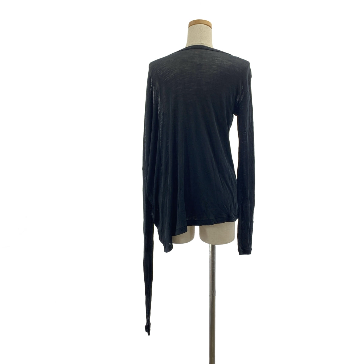 Yohji Yamamoto FEMME / ヨウジヤマモトファム | ウール アシンメトリートップス カットソー | 2 |