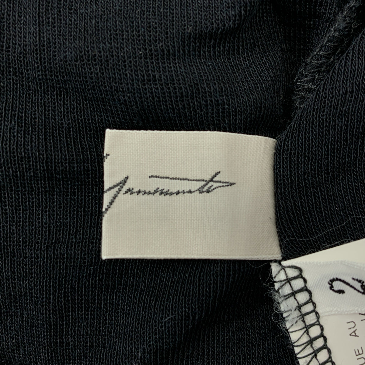 Yohji Yamamoto FEMME / ヨウジヤマモトファム | ウール アシンメトリートップス カットソー | 2 |