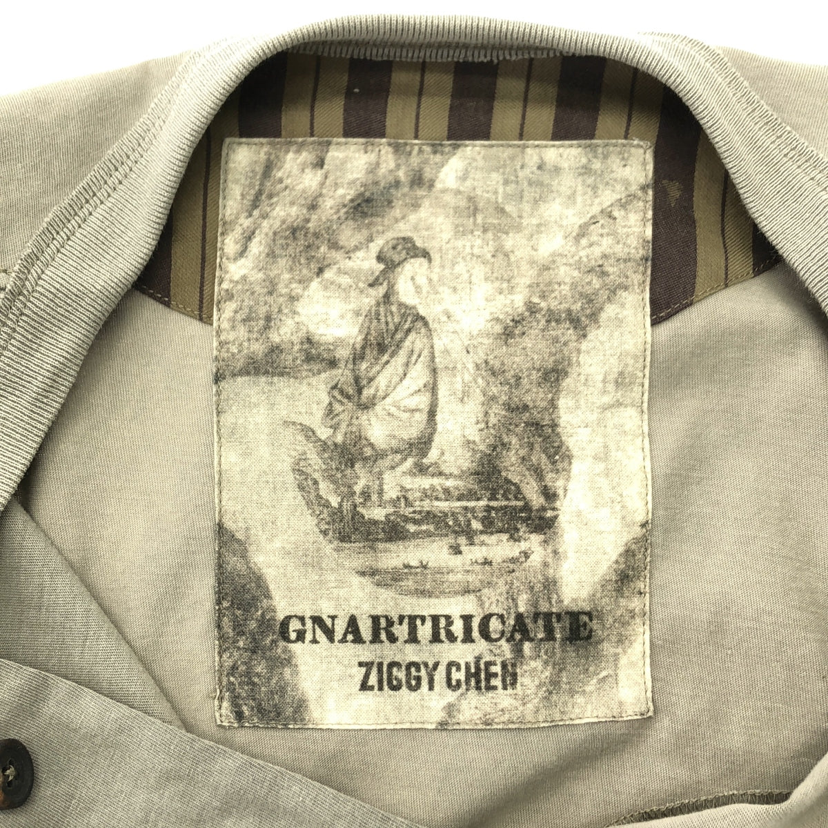 ziggy chen / ジギーチェン | 2025SS | Henley Neck T-Shirt / オーバーシルエット ヘンリーネック Tシャツ カットソー | 44 | メンズ