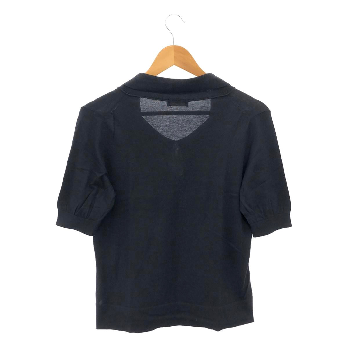 MARGARET HOWELL | Cotton neckerchief short sleeve knit T-shirt | 2 | Women's