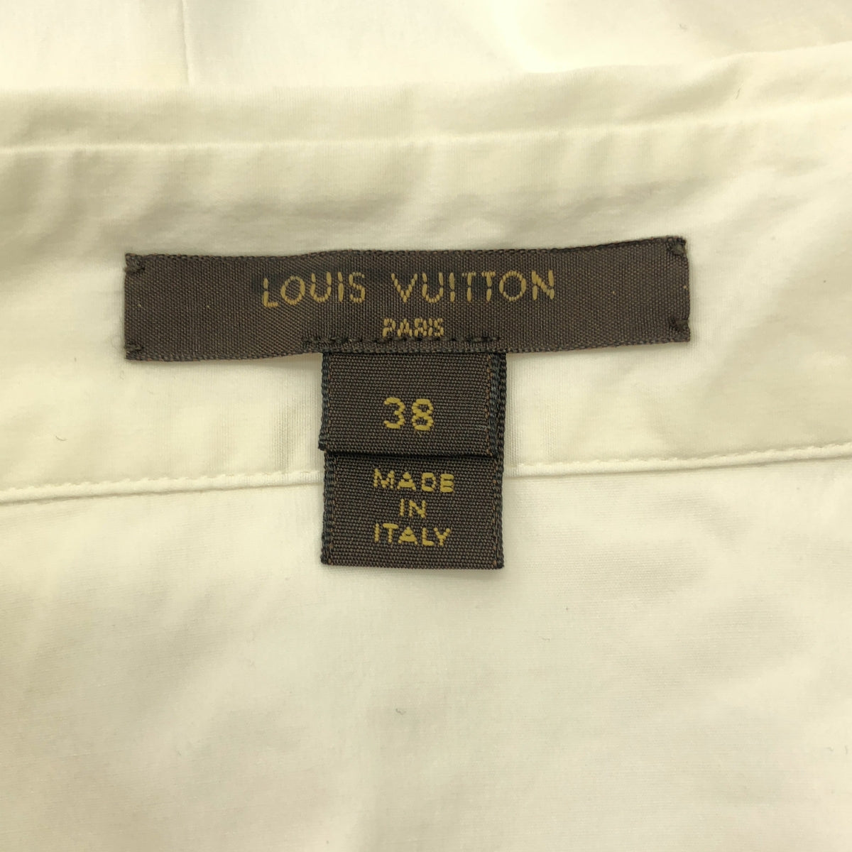 Louis Vuitton / ルイヴィトン | コットン フロントギャザー 半袖ブラウス | 38 | レディース