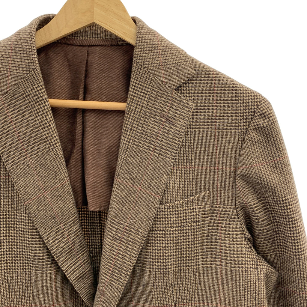 Stile Latino / スティレラティーノ | AULE032 ウール グレンチェック 3B テーラードジャケット | 46 | メンズ