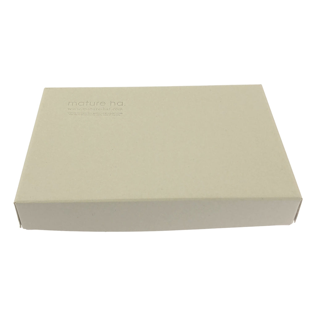 mature ha. / マチュアーハ | BOXED HAT 11cm brim switch color line wide ペーパー ハット |