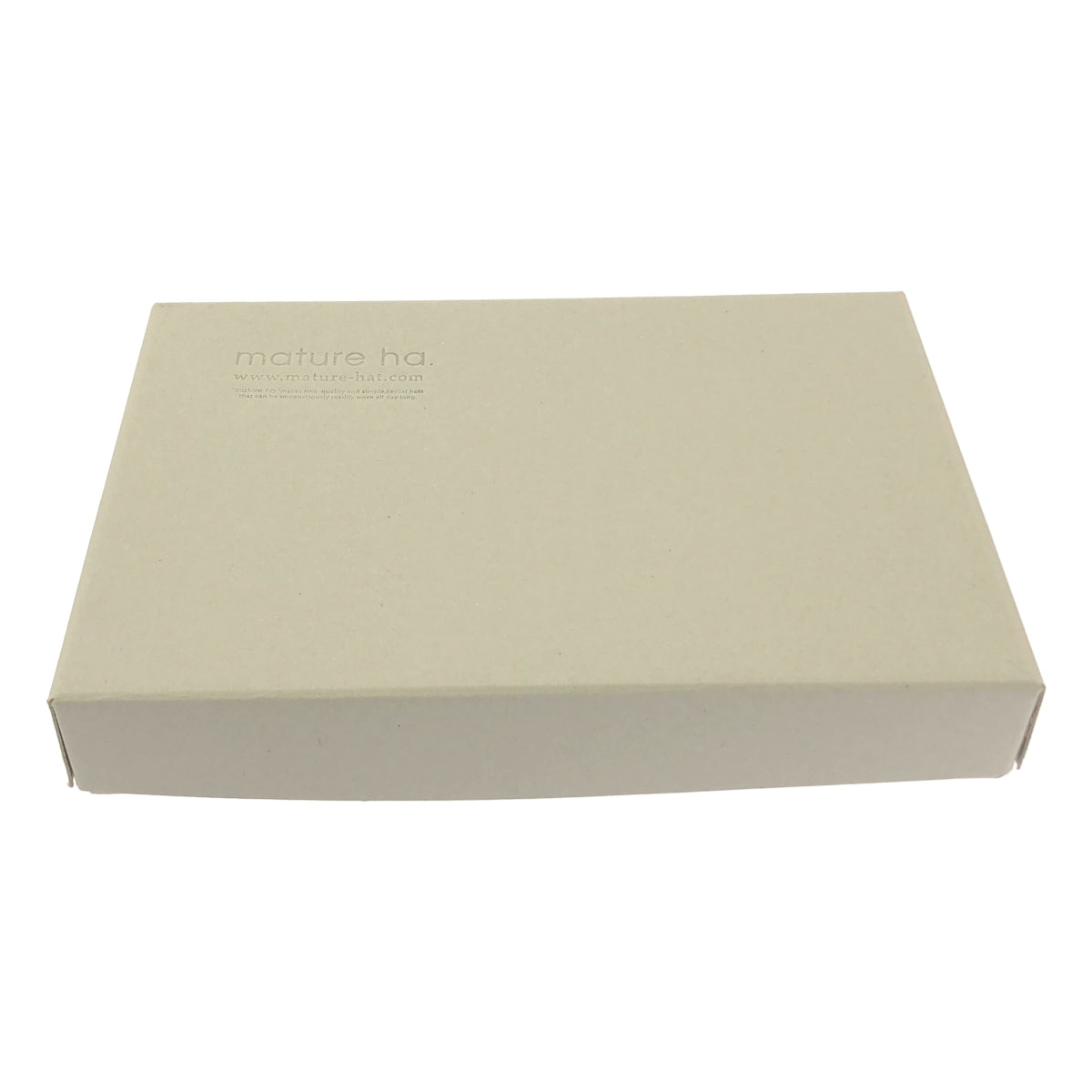 mature ha. / マチュアーハ | BOXED HAT 11cm brim switch color line wide ペーパー ハット |