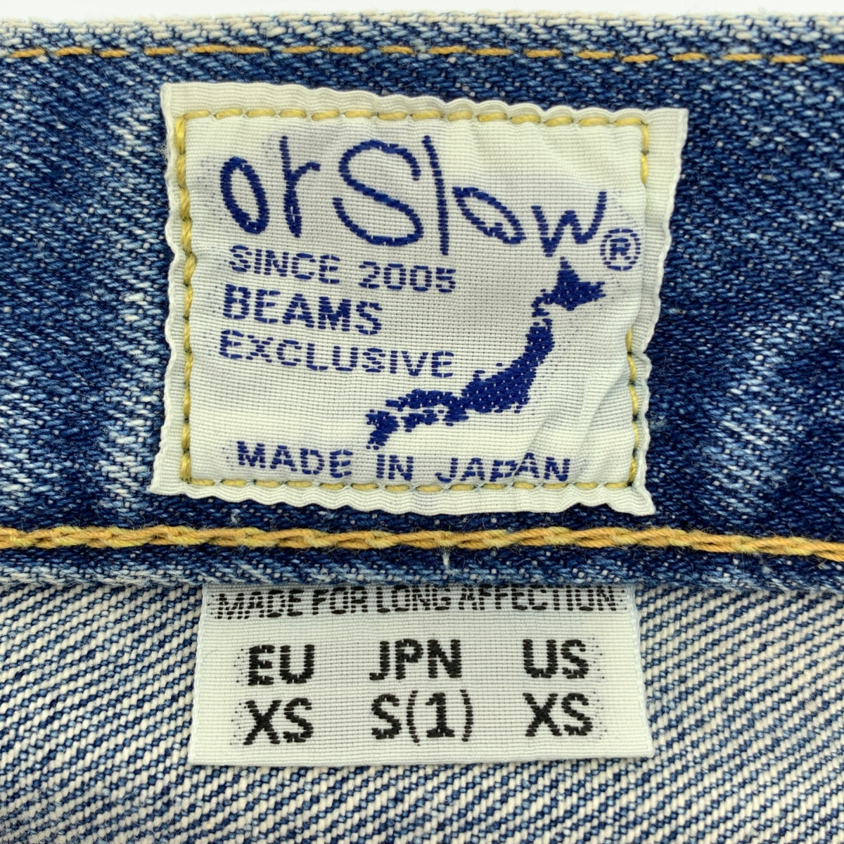 orslow / オアスロウ | セルビッチ デニムパンツ | S | レディース