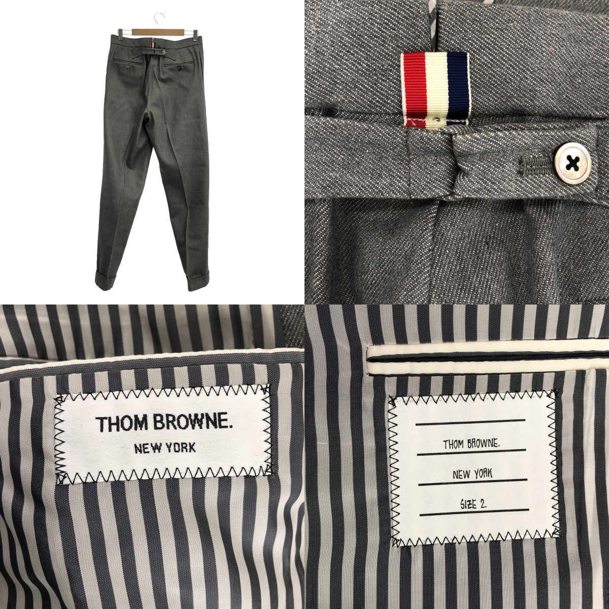 THOM BROWNE / トムブラウン | セットアップ スーツ / コットン THOM BROWNE / トムブラウン | セットアップ スーツ / コットン