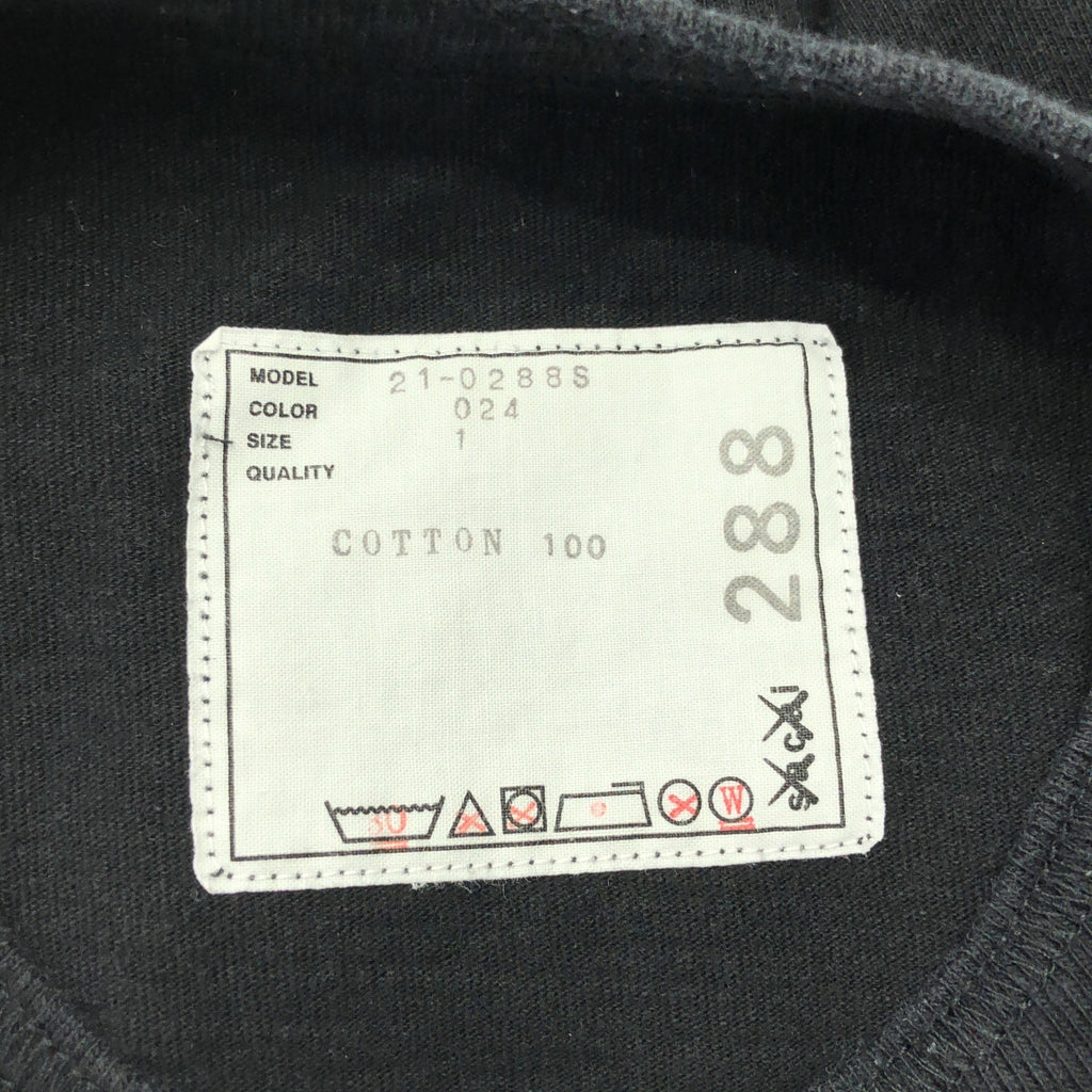 sacai | 2021 春夏系列 | x KAWS 植絨印花 T 卹 | 尺寸 1 | 黑色 | 男款