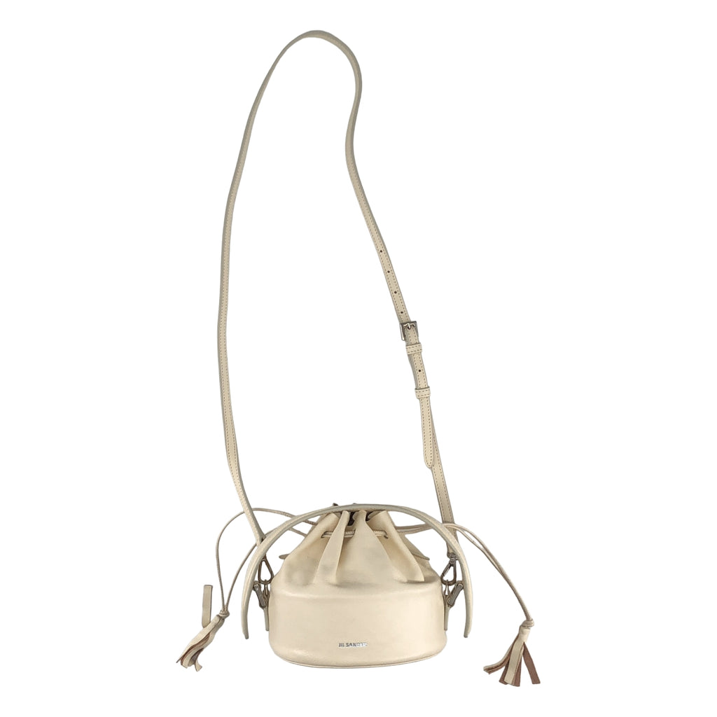 JIL SANDER | 兩用皮革流蘇單肩包 |