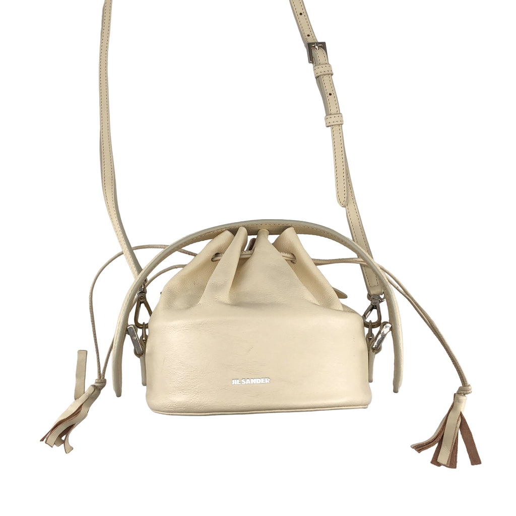 JIL SANDER | 兩用皮革流蘇單肩包 |