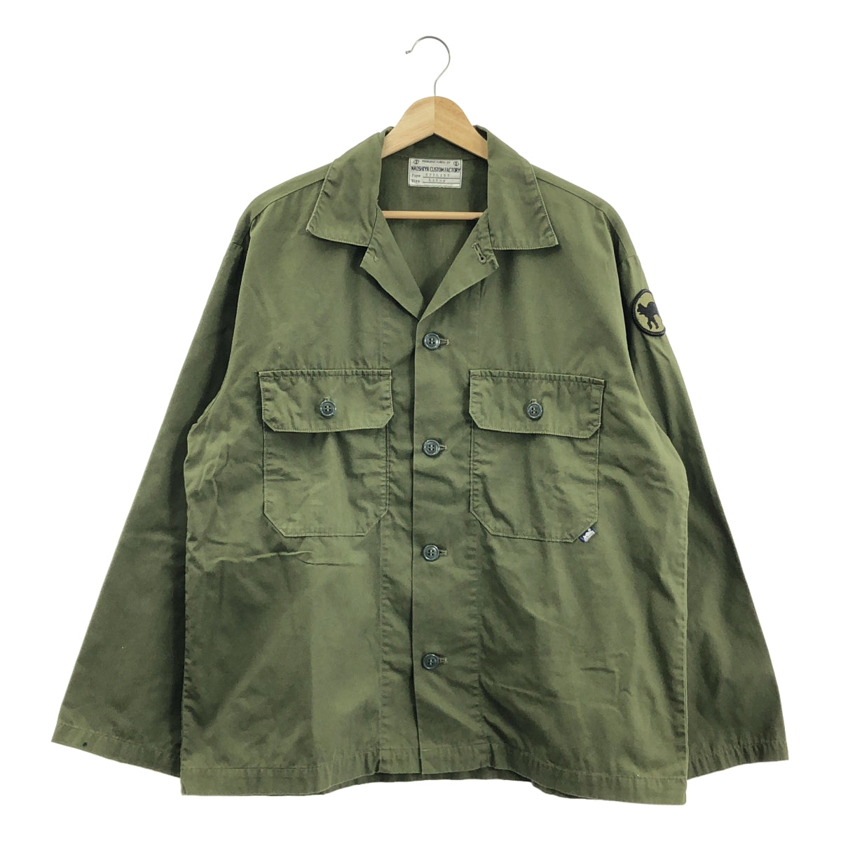 NAOSHIYA CUSTOM FACTORY / ナオシヤカスタムファクトリー | 直し屋ベルベルジン UTILITY SHIRT ユーティリティーシャツ | L | メンズ
