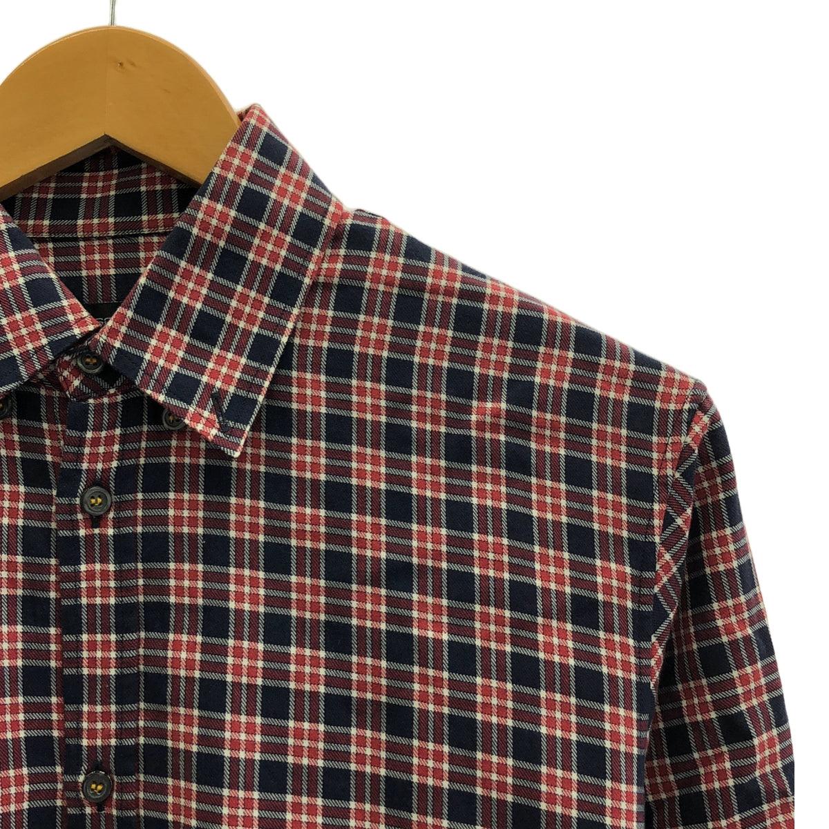 DSQUARED2 / Dsquared |格紋紐扣襯衫 | 46 |紅色/海軍藍/白色|男士