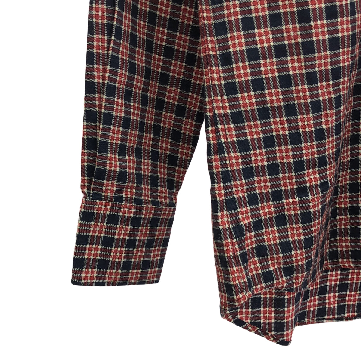 DSQUARED2 / Dsquared |格紋紐扣襯衫 | 46 |紅色/海軍藍/白色|男士