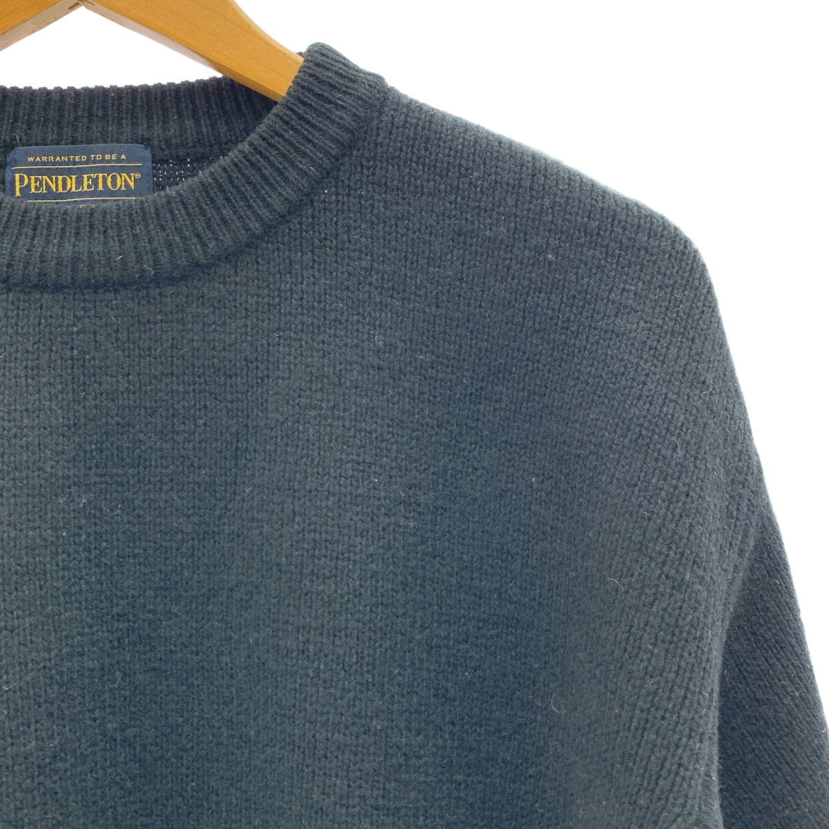 PENDLETON / 펜들턴 | SHETLAND CREW KNIT 울 크루넥 니트 | M | 남성