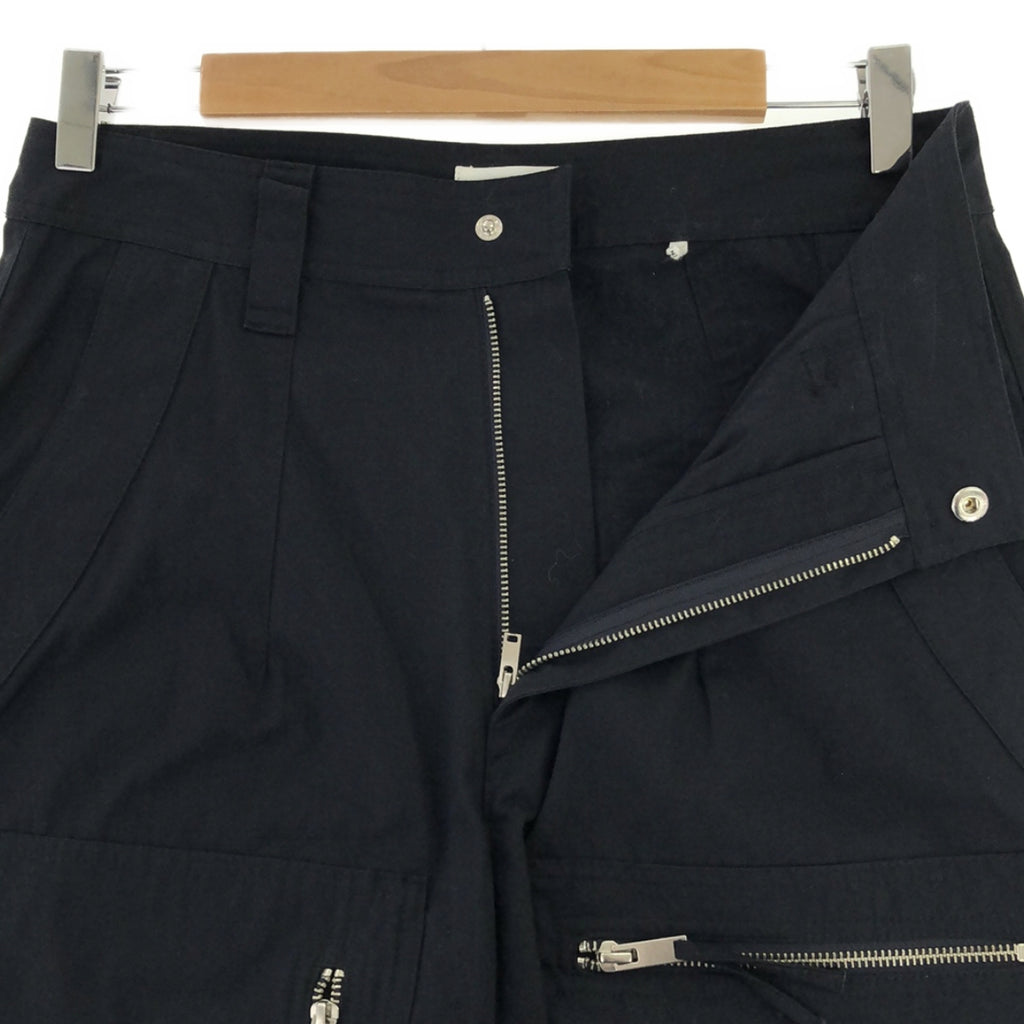 【美品】  ISABEL MARANT ETOILE / イザベルマランエトワール | コットンジップカーゴパンツ | 34 | FADED BLACK | レディース