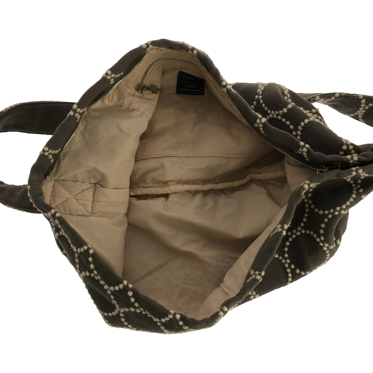 mina perhonen / mina perhonen | tambourine wool blend embroidered shoulder bag |